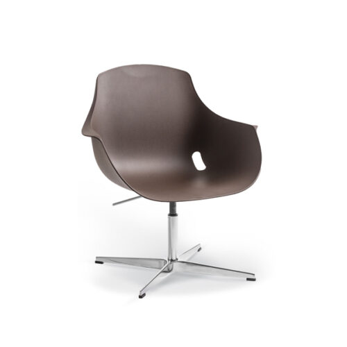 Bellini Putty Polyprop Chair - Prong Base