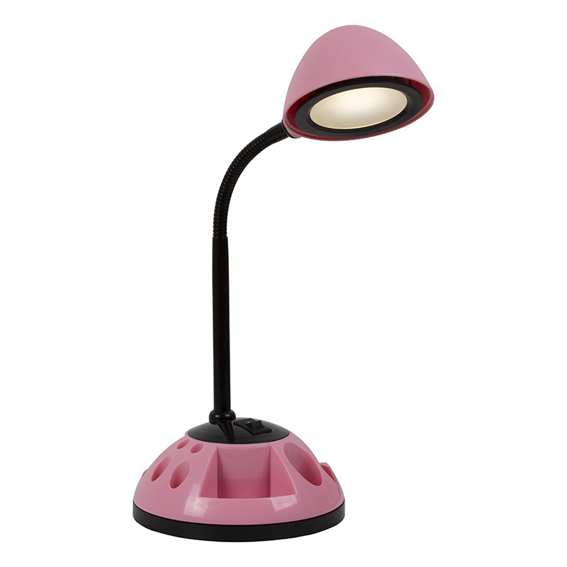 Stationery LED Desk Lamp - Pink - Spacery