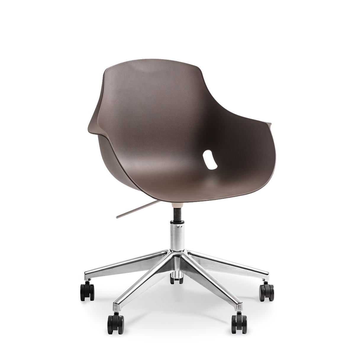 Bellini Chocolate Office Chair - Swivel Base - Spacery